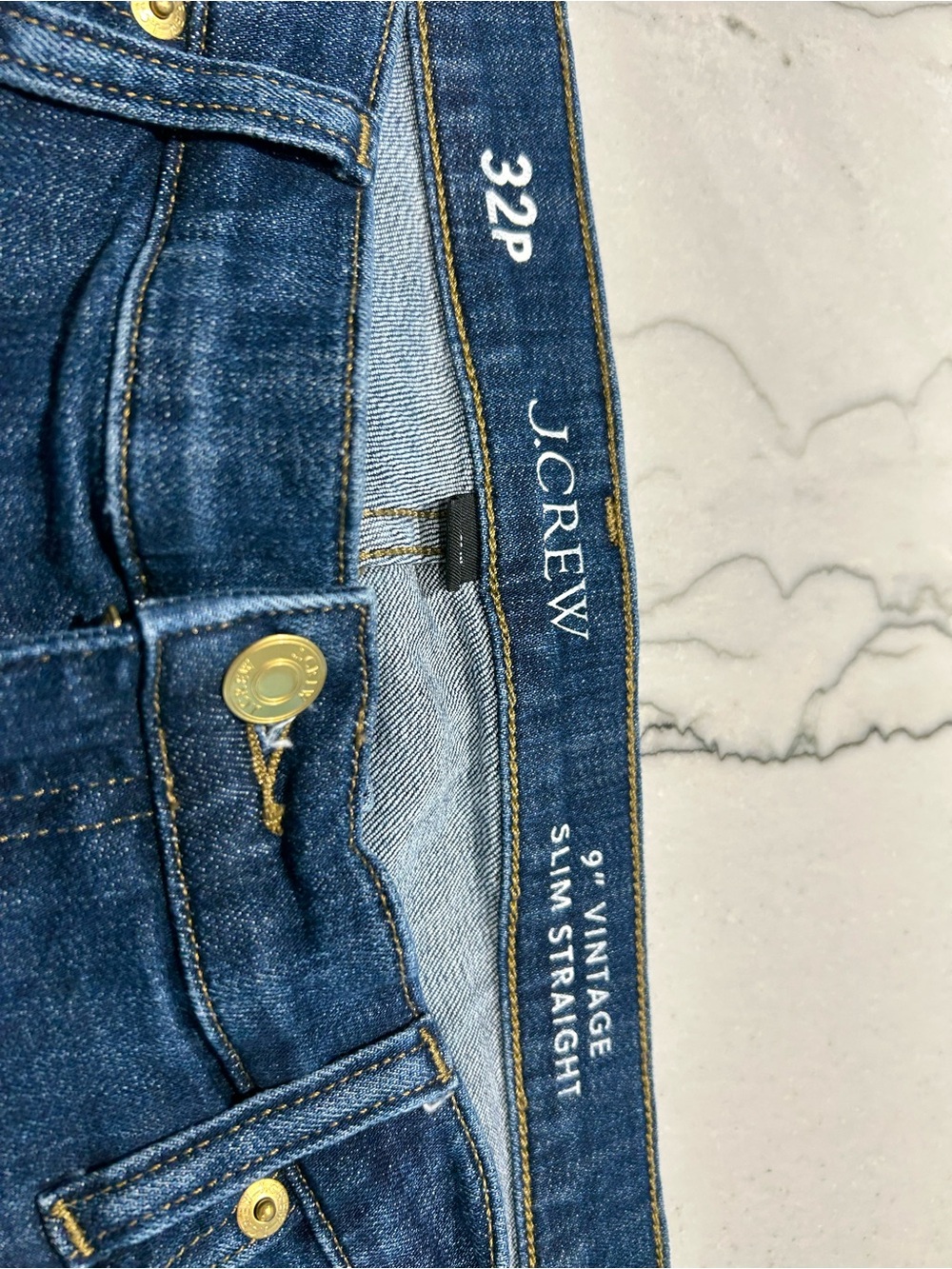 J.Crew Dark Blue Slim Straight Jeans